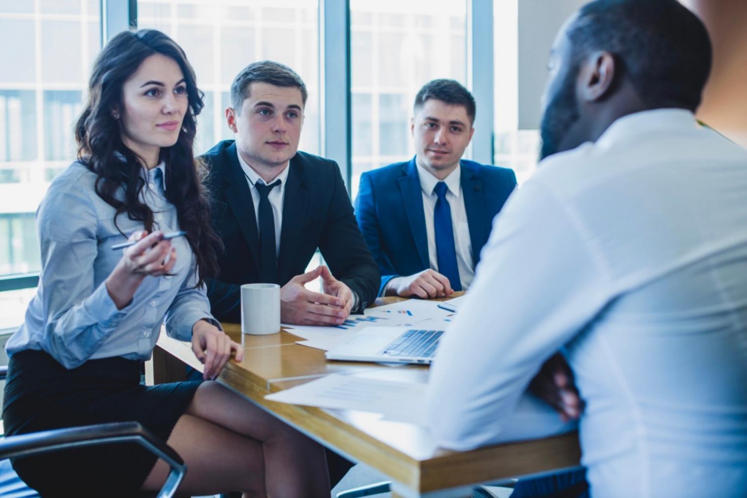 Financial data analysis workspace showing industry reports and market research materials